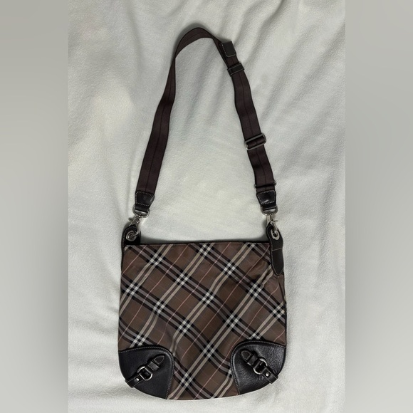 Burberry London Elizabeth Check Messenger bag - Picture 1 of 3